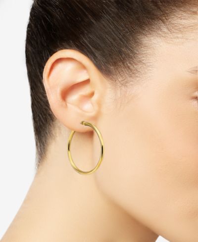 Серьги-кольца Lauren Ralph Lauren Gold-Tone, 8224241