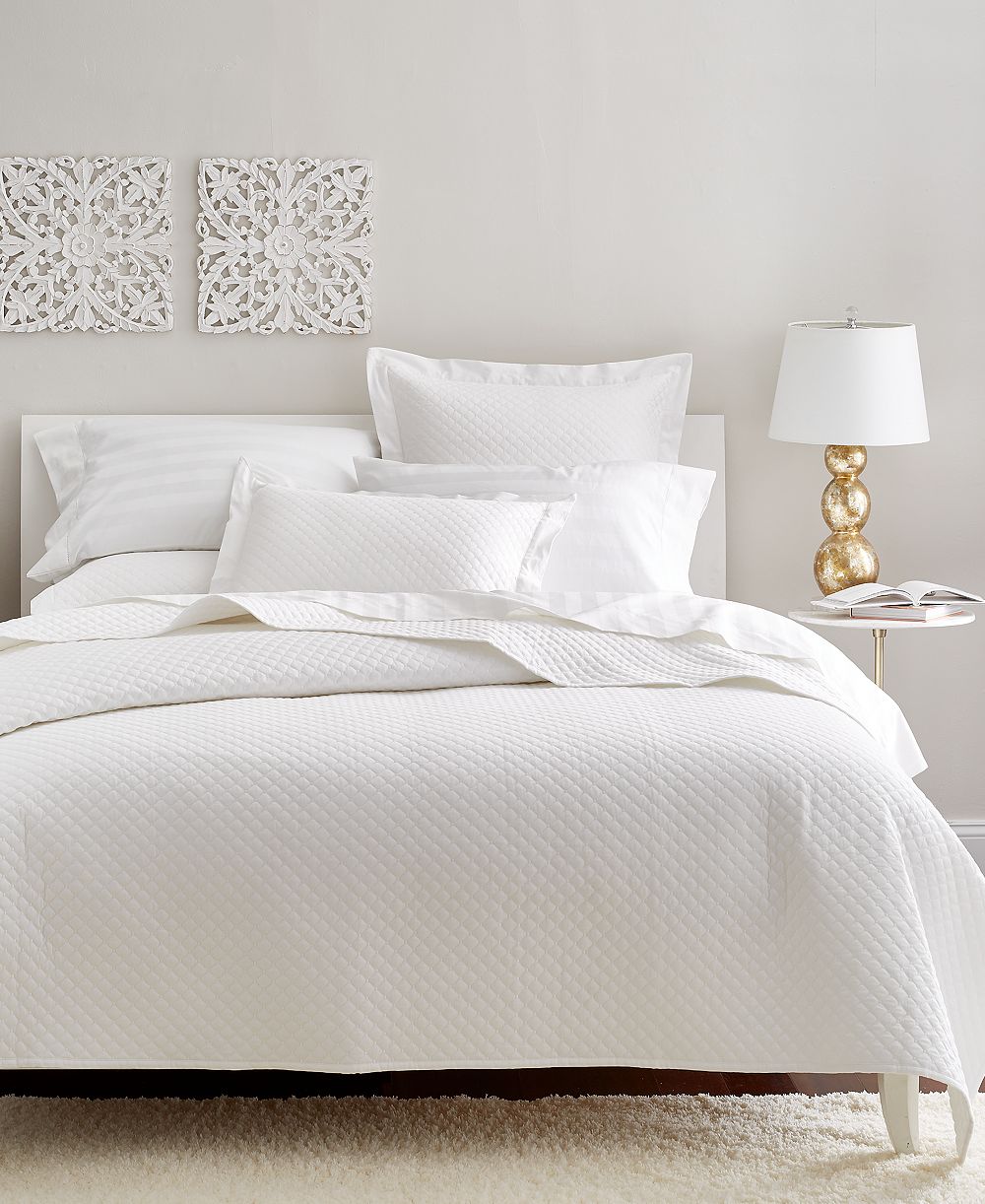 Charter Club Quilted Cotton 2-Pc. Coverlet Set, Twin, Exclusively at Macy’s