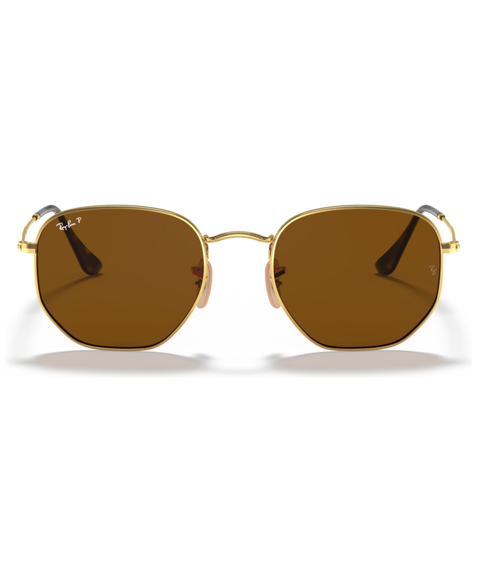 Ray-Ban Unisex Geometric Polarized Metal  Sunglasses, RB3548N
