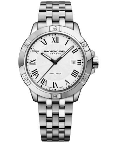 Часы RAYMOND WEIL Men's Swiss Tango Stainless Steel Bracelet 41mm 8160-ST-00300