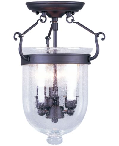 Livex Jefferson полупотолочный светильник Semi Flush