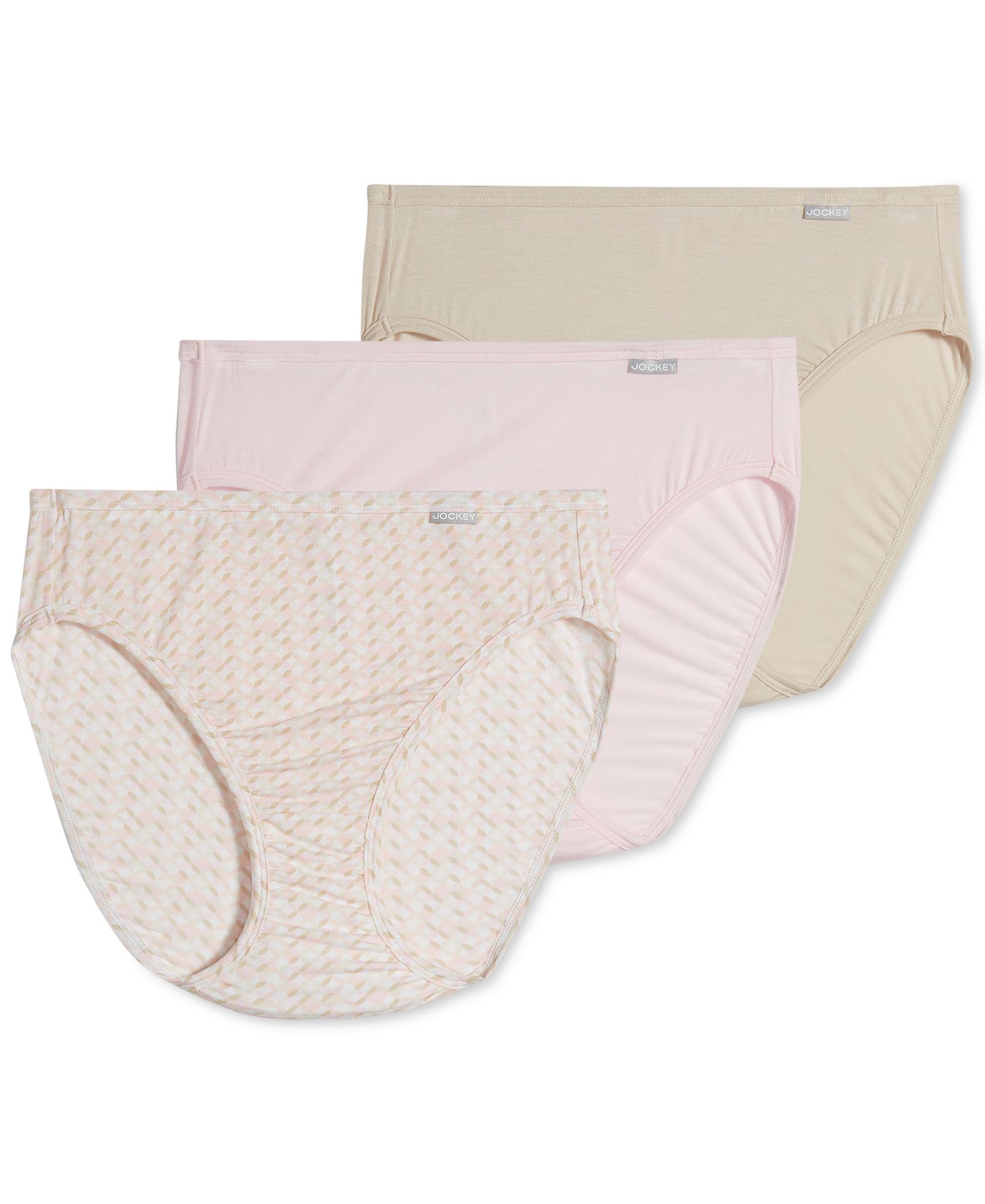 Jockey Women's Elance Super Soft French Cut Underwear 3 Pack 2071
