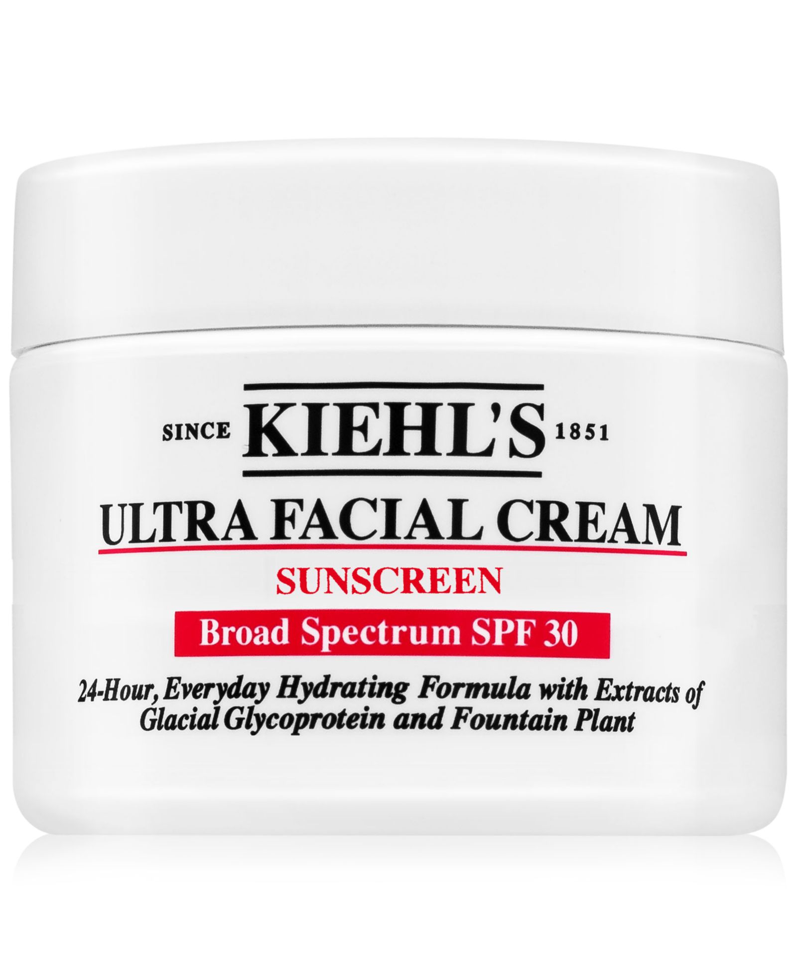 Kiehl's Since 1851 Увлажняющий крем для лица Ultra Facial с SPF 30, 4.2 унции