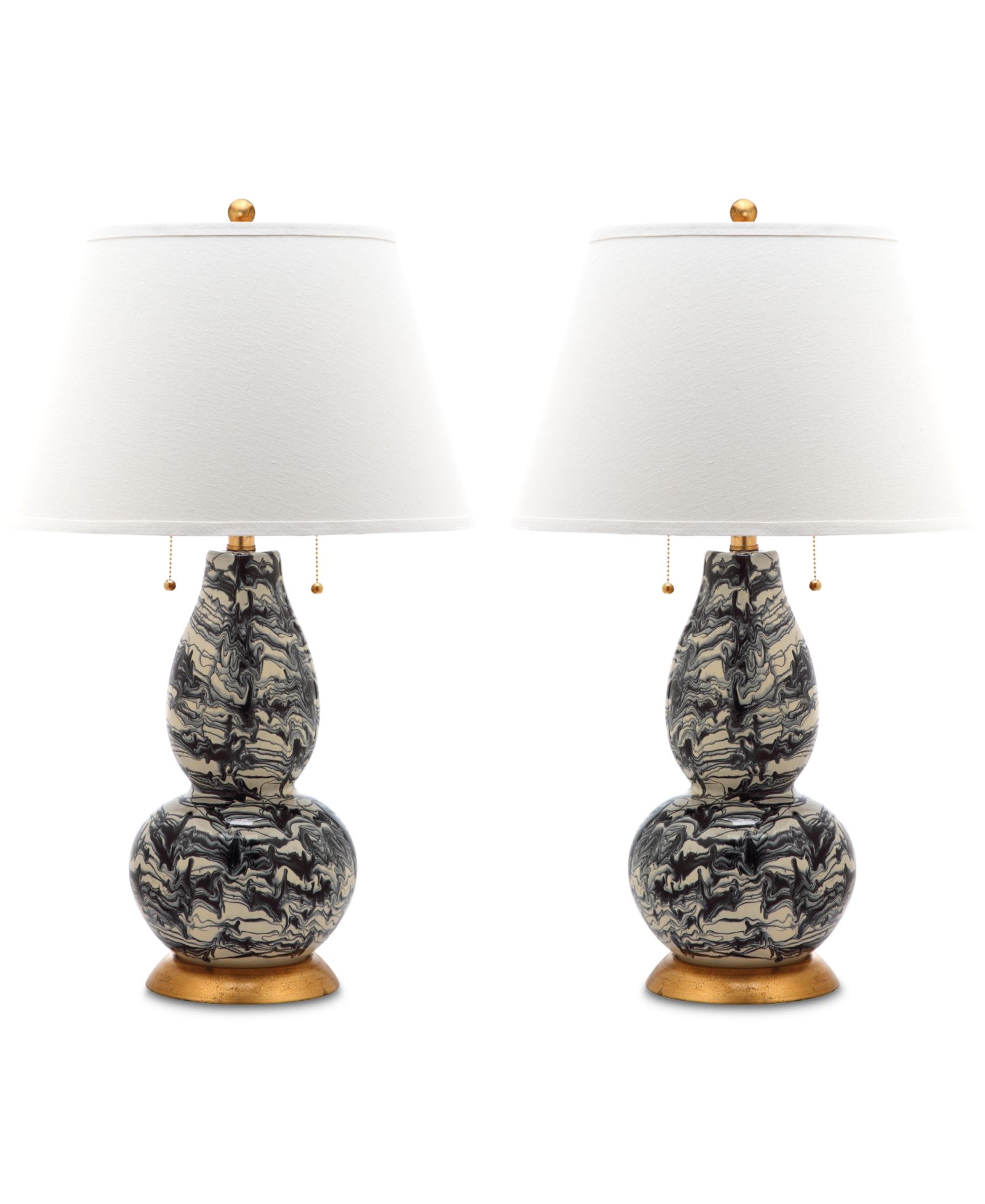 Safavieh Set of 2 Swirls Table Lamps