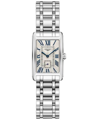 Longines Женские Swiss DolceVita Stainless Steel Bracelet Watch 21x32mm
