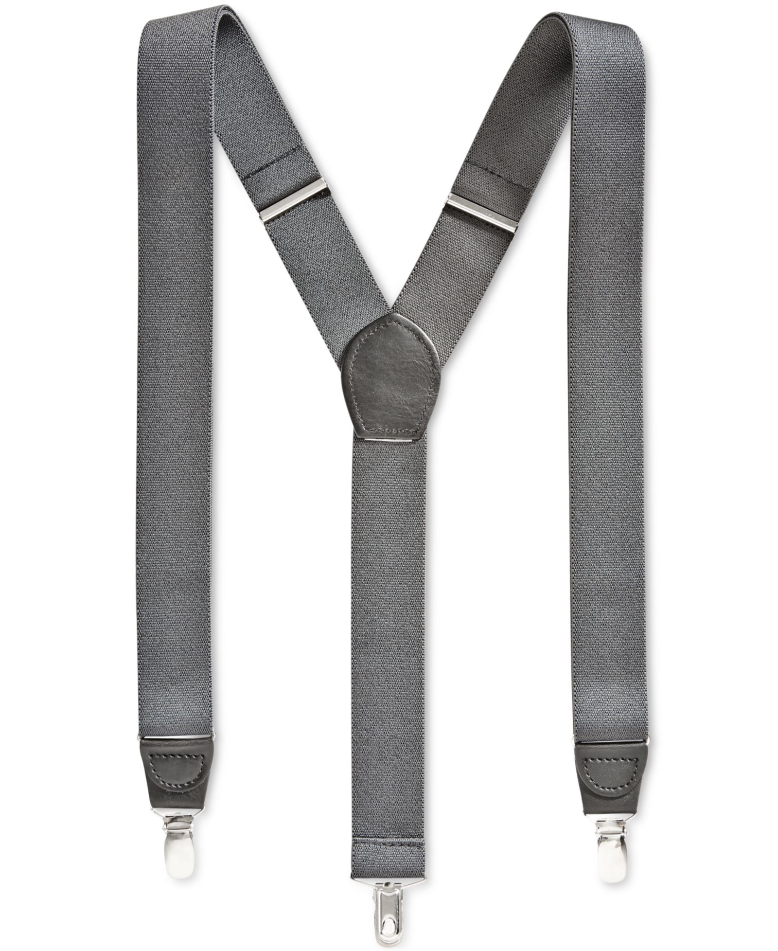 Club Room Men's Solid Suspenders, Created for Macy's