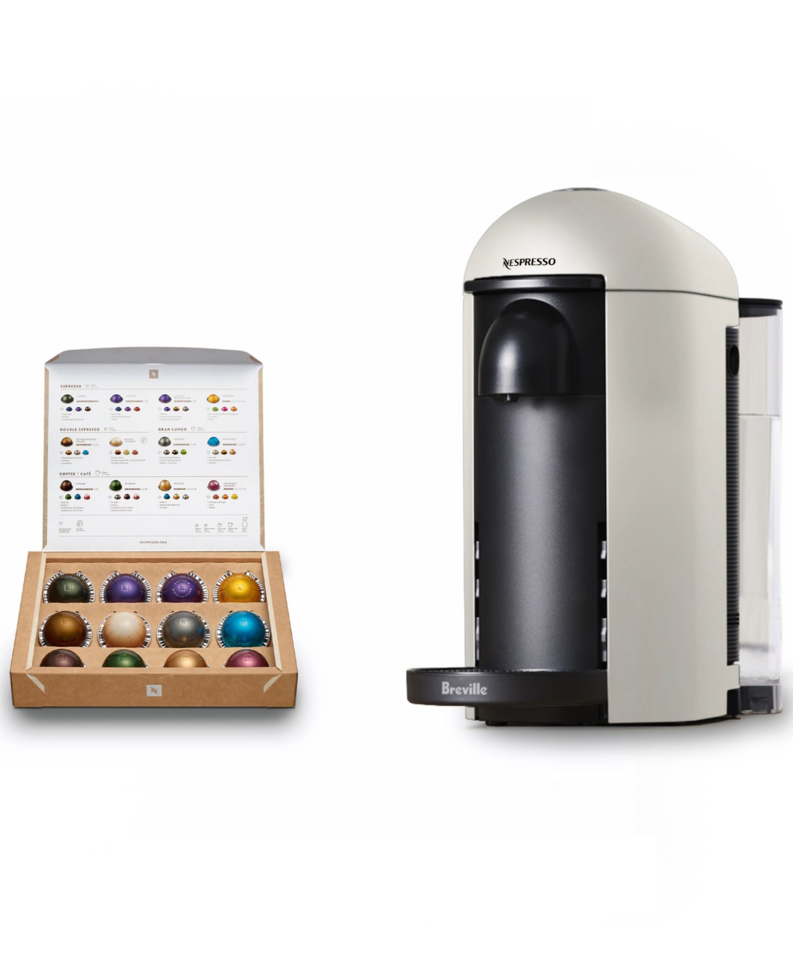 Nespresso by Breville VertuoPlus Coffee & Espresso Machine with Aeroccino 3