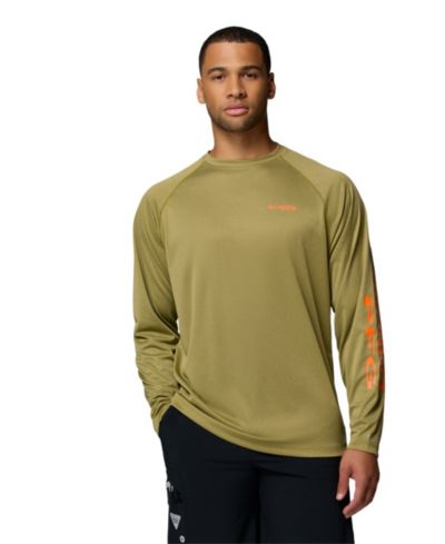 Grove Green Heather/Spark Orange Logo