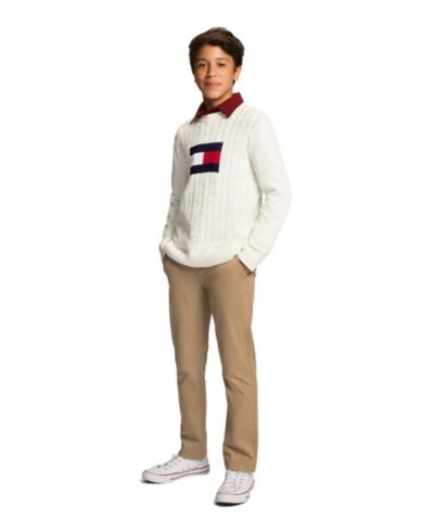 Детские брюки Tommy Hilfiger Academy Flat Front Stretch Chino