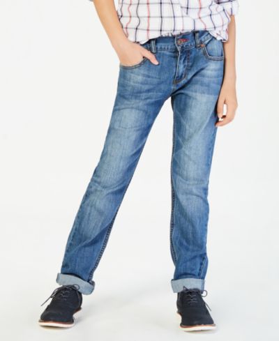 Мужские джинсы Tommy Hilfiger Big Boys Straight-Fit, Stone Blue