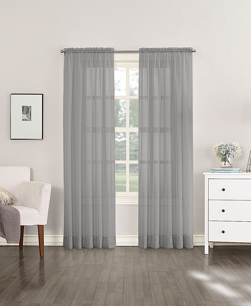 No. 918 Занавеска Sheer Voile Rod Pocket
