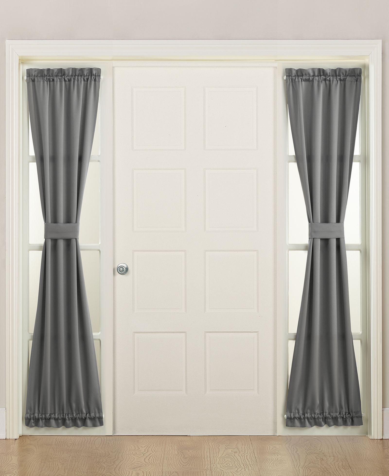 Портьера Sun Zero Grant Room Darkening Rod Pocket Door Sidelight Curtain Panel
