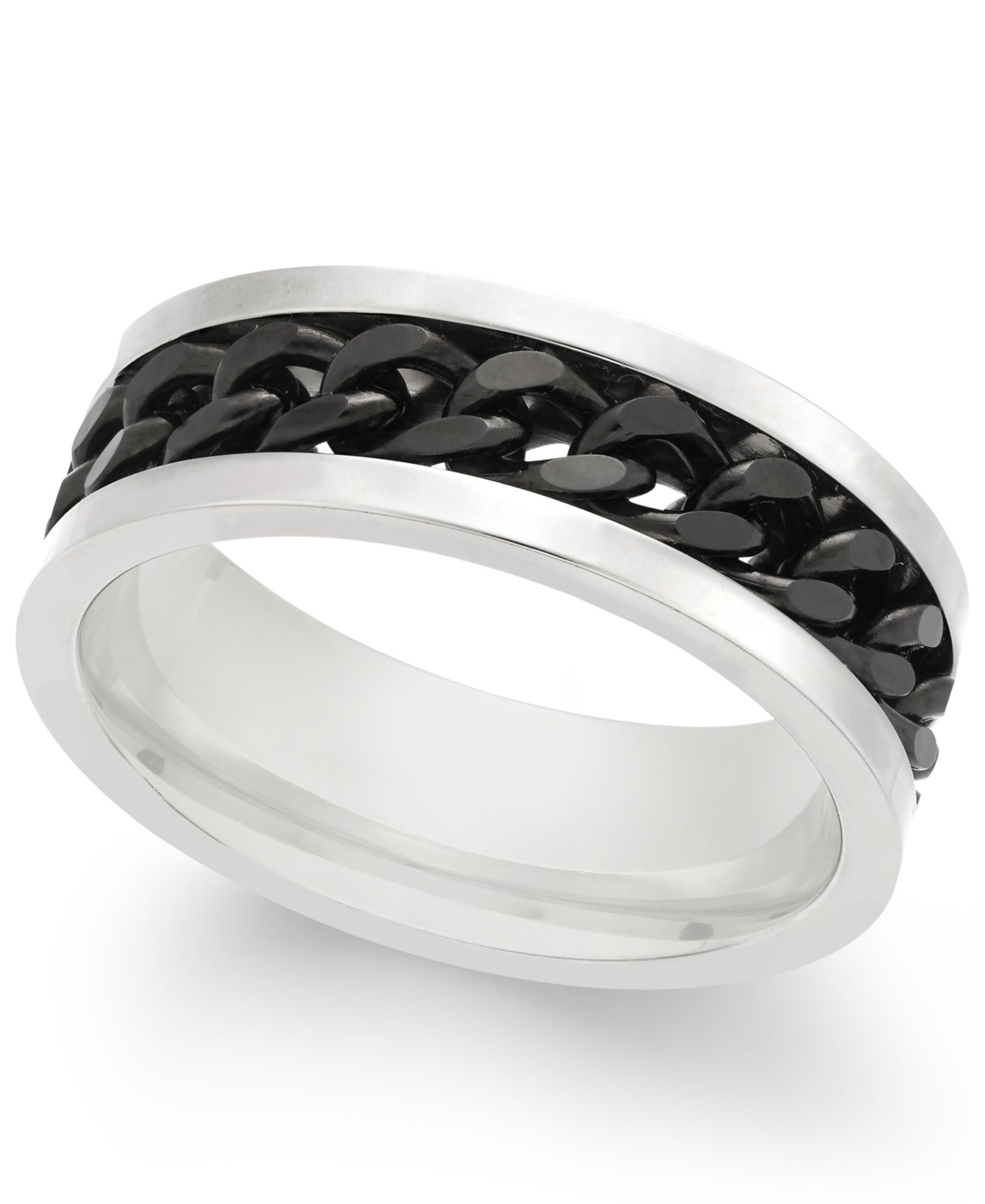 Кольцо Sutton by Rhona Sutton Men's Two-Tone Chain
