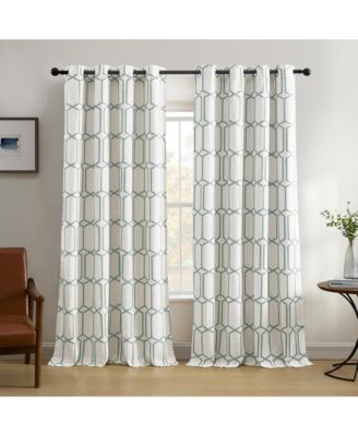 Штора Elrene Home Fashions Kaiden Geometric Room Darkening