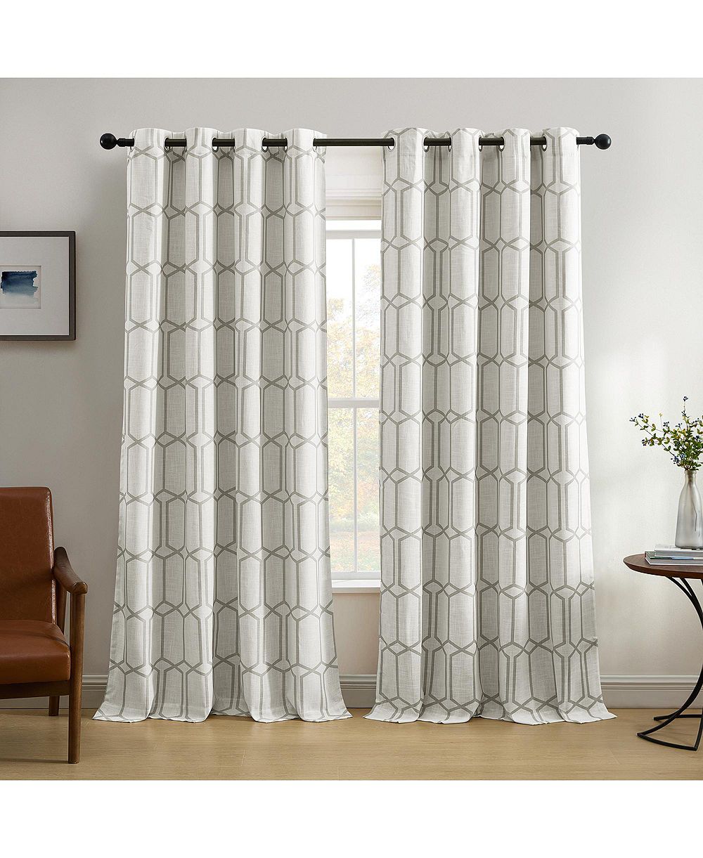 Шторы Elrene Home Fashions Kaiden Geometric Room Darkening