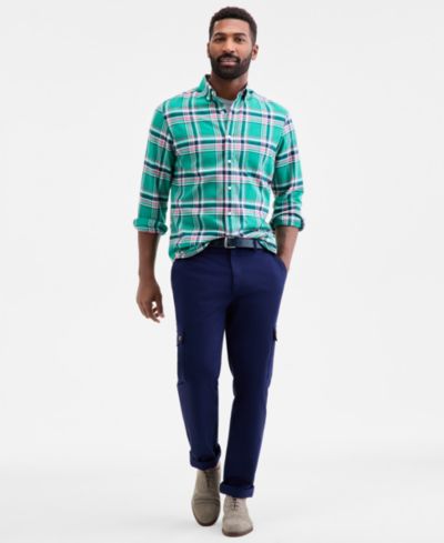 Club Room Men's Regular-Fit Flannel Shirt, Created for Macy's
