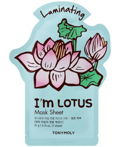 Тканевая маска TONYMOLY I'm Lotus Sheet Mask - (Luminating)