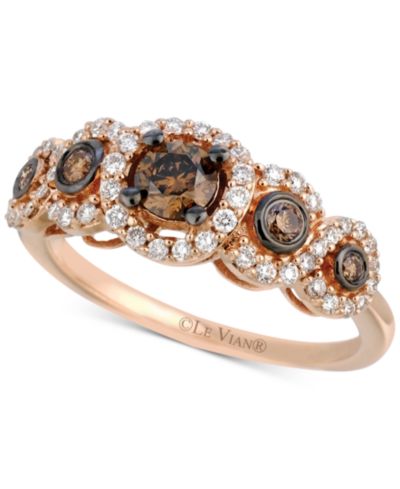 Колье Le Vian Chocolatier с бриллиантами (3/4 карата) в розовом золоте 14k