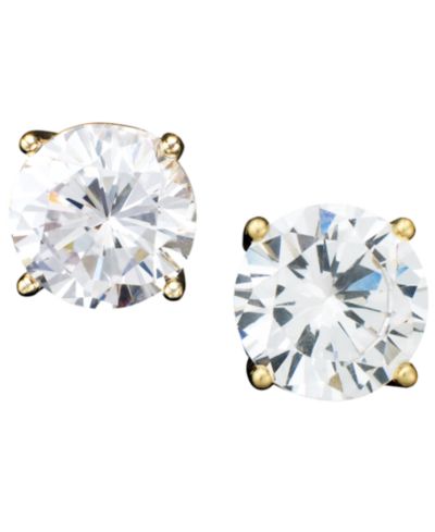 Серьги Giani Bernini 18k Gold over Sterling Silver, Cubic Zirconia (4 ct. t.w.)