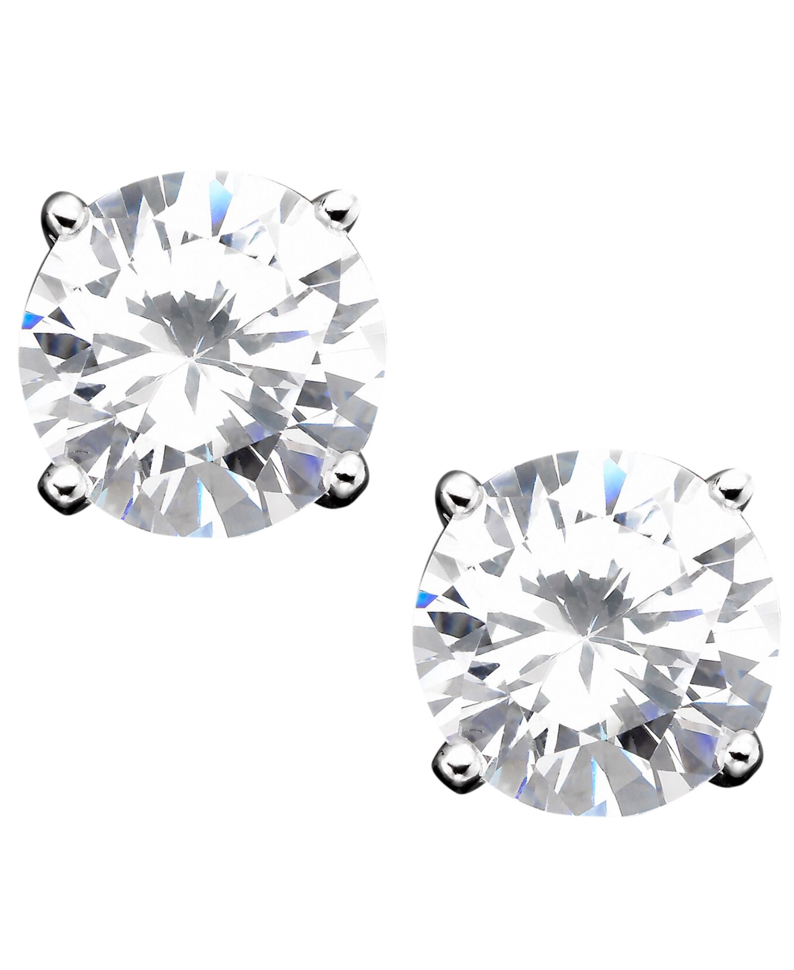Серьги Giani Bernini 18k Gold over Sterling Silver, Cubic Zirconia (4 ct. t.w.)