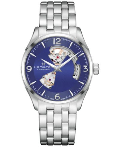 Hamilton Мужские Swiss Jazzmaster Stainless Steel Bracelet Watch 42mm