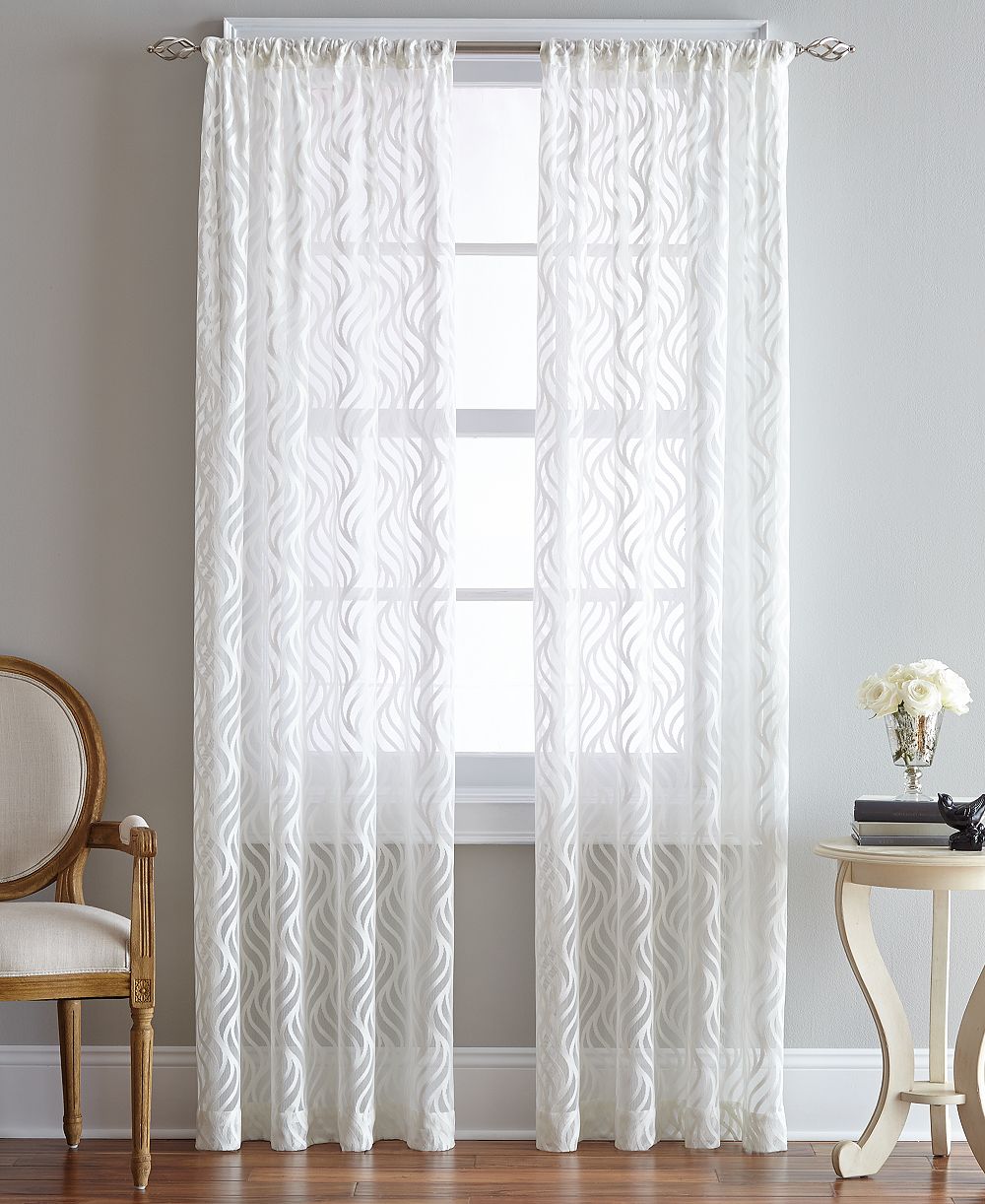 CHF панель шторы Lyric Ogee с карманом для штанги, 50" x 63"