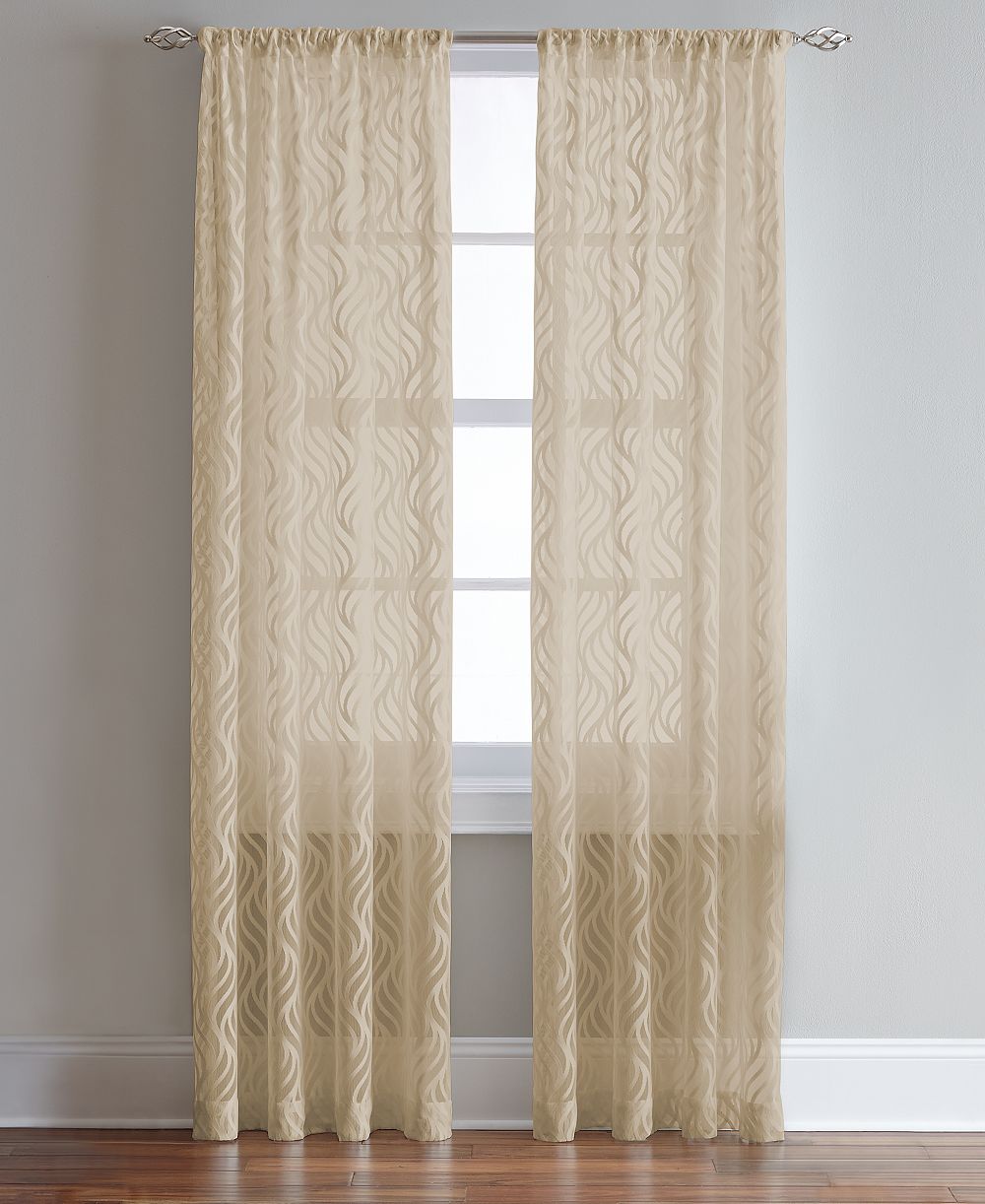 CHF панель шторы Lyric Ogee с карманом для штанги, 50" x 84"