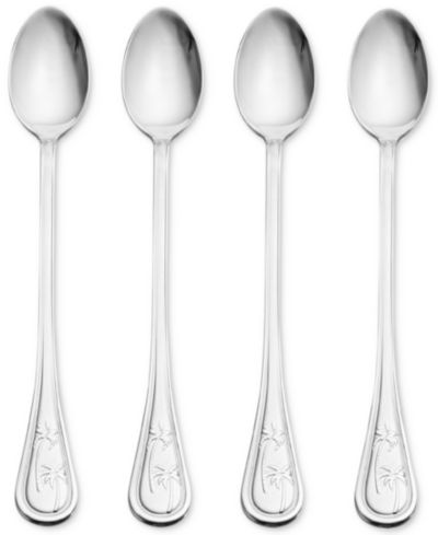 Towle Palm Breeze Iced Beverage Spoons, Set of 4