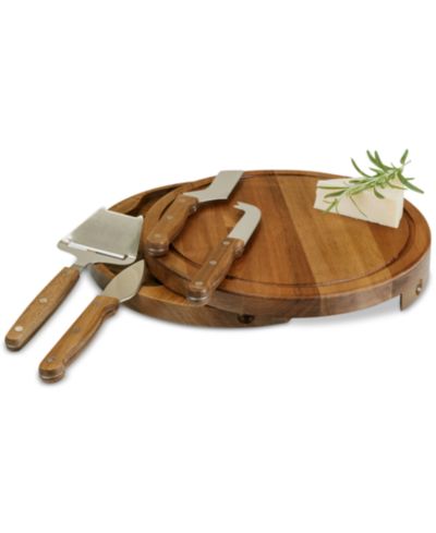 Toscana® by Picnic Time Acacia Circo Cheese Board & Tools Set