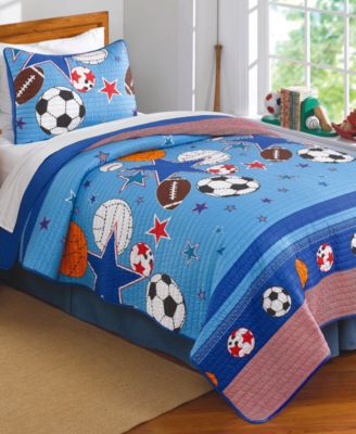 My World Kids Sports & Stars Reversible 3-Pc. Comforter Set, Full/Queen