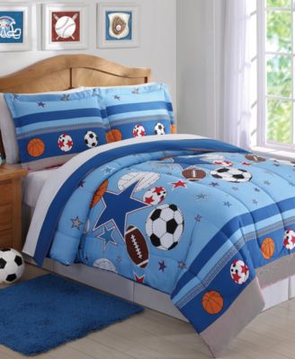 My World Kids Sports & Stars Reversible 2-Pc. Comforter Set, Twin