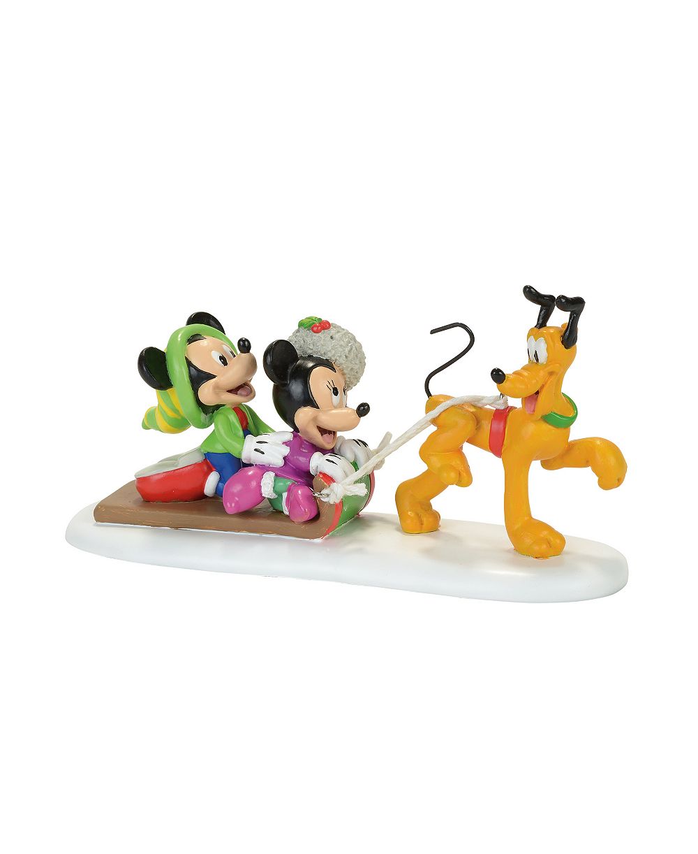 Department 56 рождественская деревня Mickey's Christmas Village Pluto's Toboggan Ride