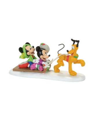 Department 56 рождественская деревня Mickey's Christmas Village Pluto's Toboggan Ride
