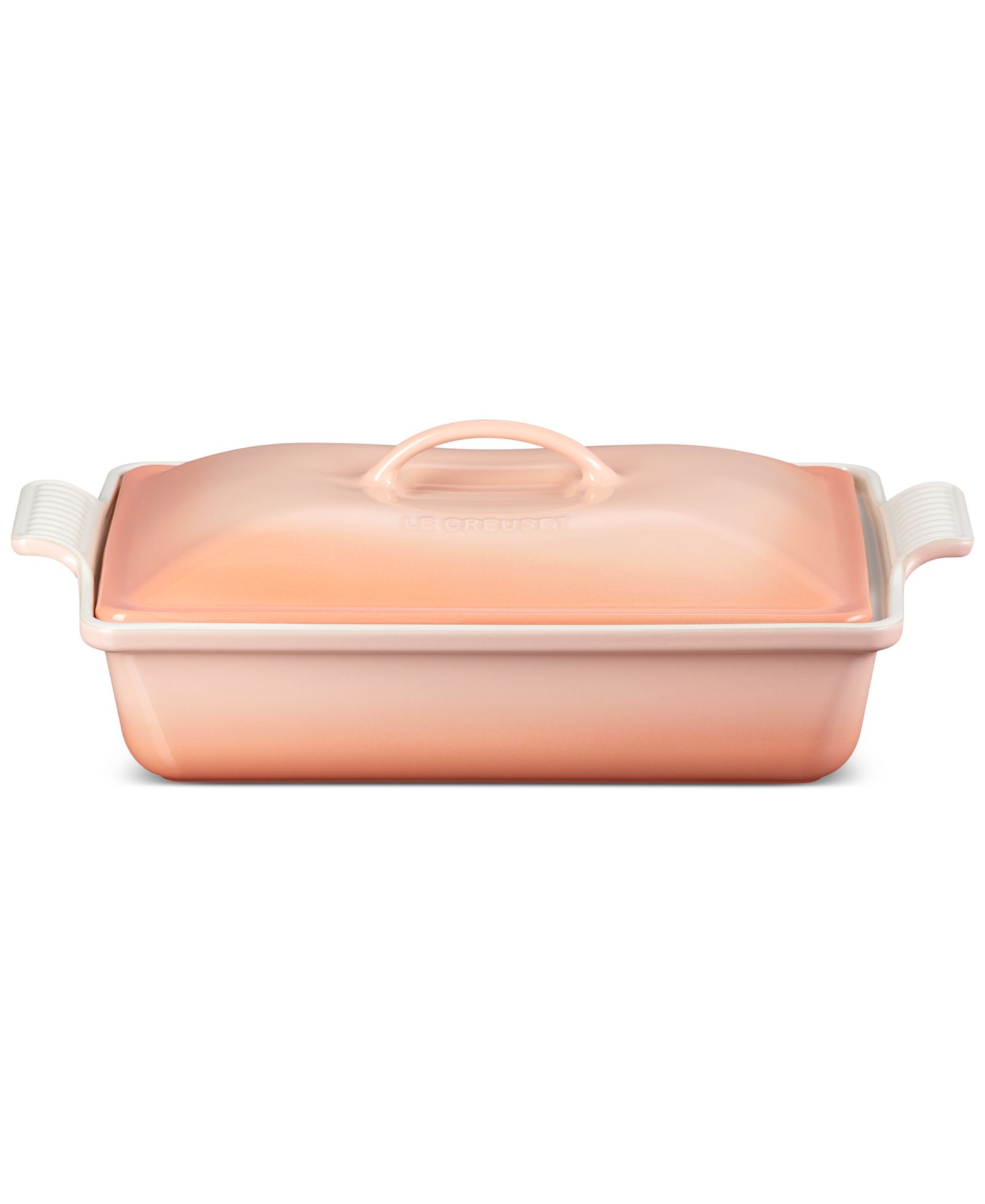 Le Creuset Heritage Stoneware Covered Rectangular Baking Dish, 12" x 9"