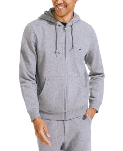 Nautica Мужское мягкое трикотажное худи на молнии Classic-Fit