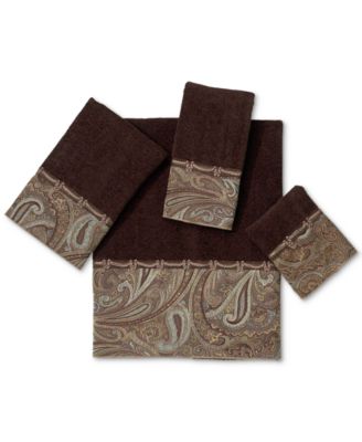 Avanti Bradford Paisley Swirls Cotton Bath Towel, 27" x 50"