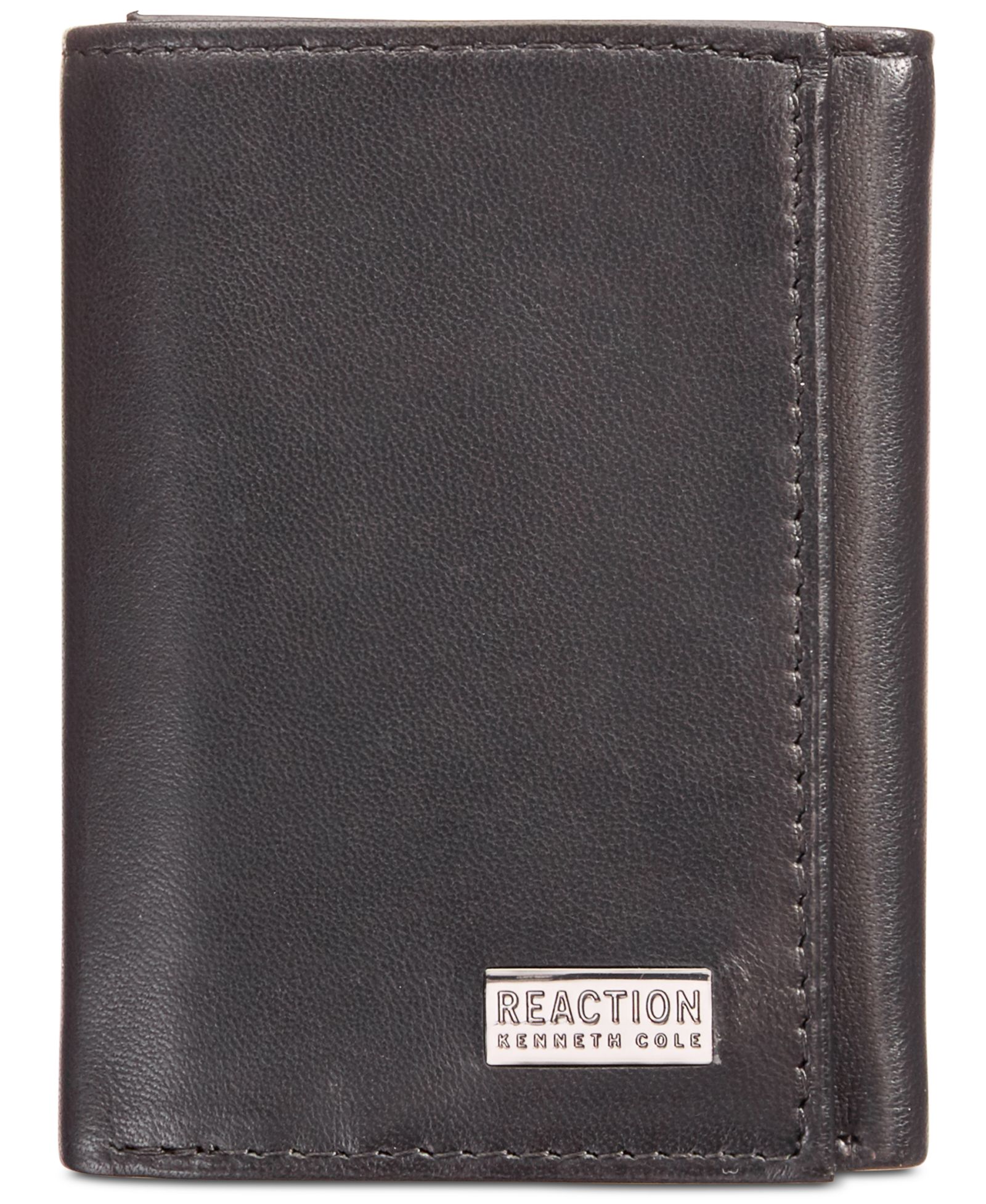 Kenneth Cole Reaction Men's Nappa Leather Extra-Capacity Tri-Fold Wallet