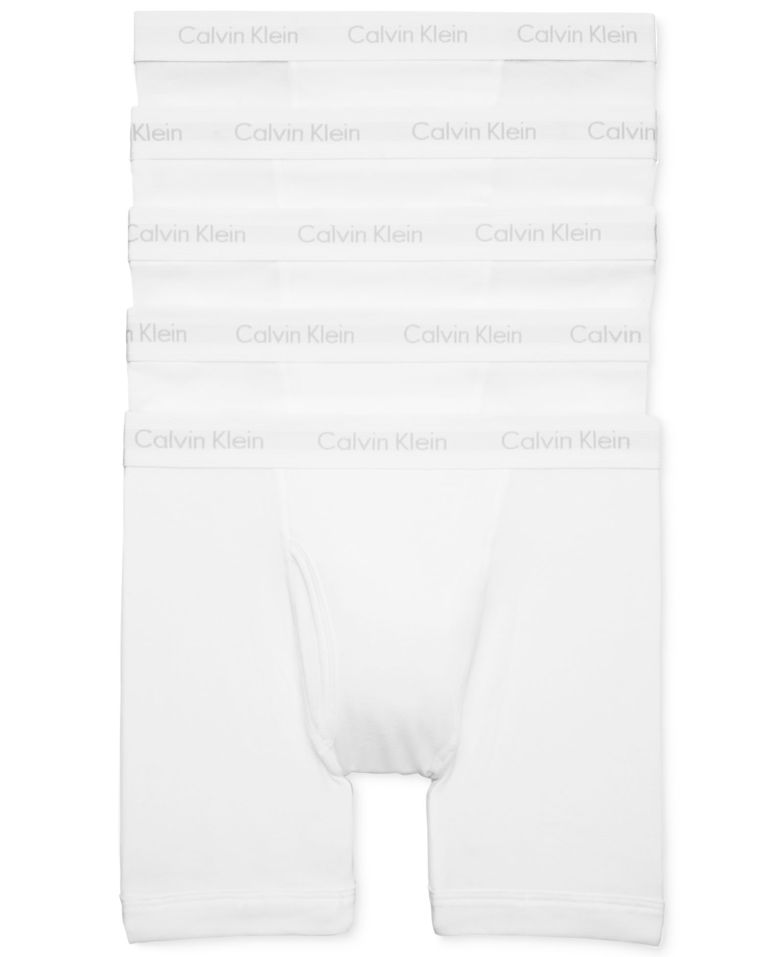 Мужские хлопковые боксеры-брифы Calvin Klein Classic, 5 шт