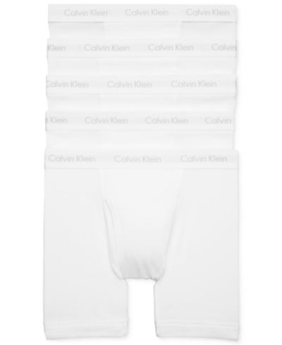 Мужские хлопковые боксеры-брифы Calvin Klein Classic, 5 шт