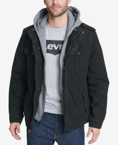 Levi's Мужская Two Pocket Hooded Trucker Jacket