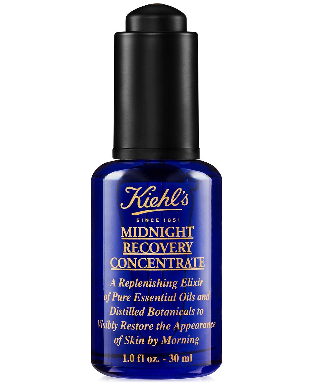 Kiehl's Since 1851 Midnight Recovery Concentrate Moisturizing Face Oil, 1-oz.