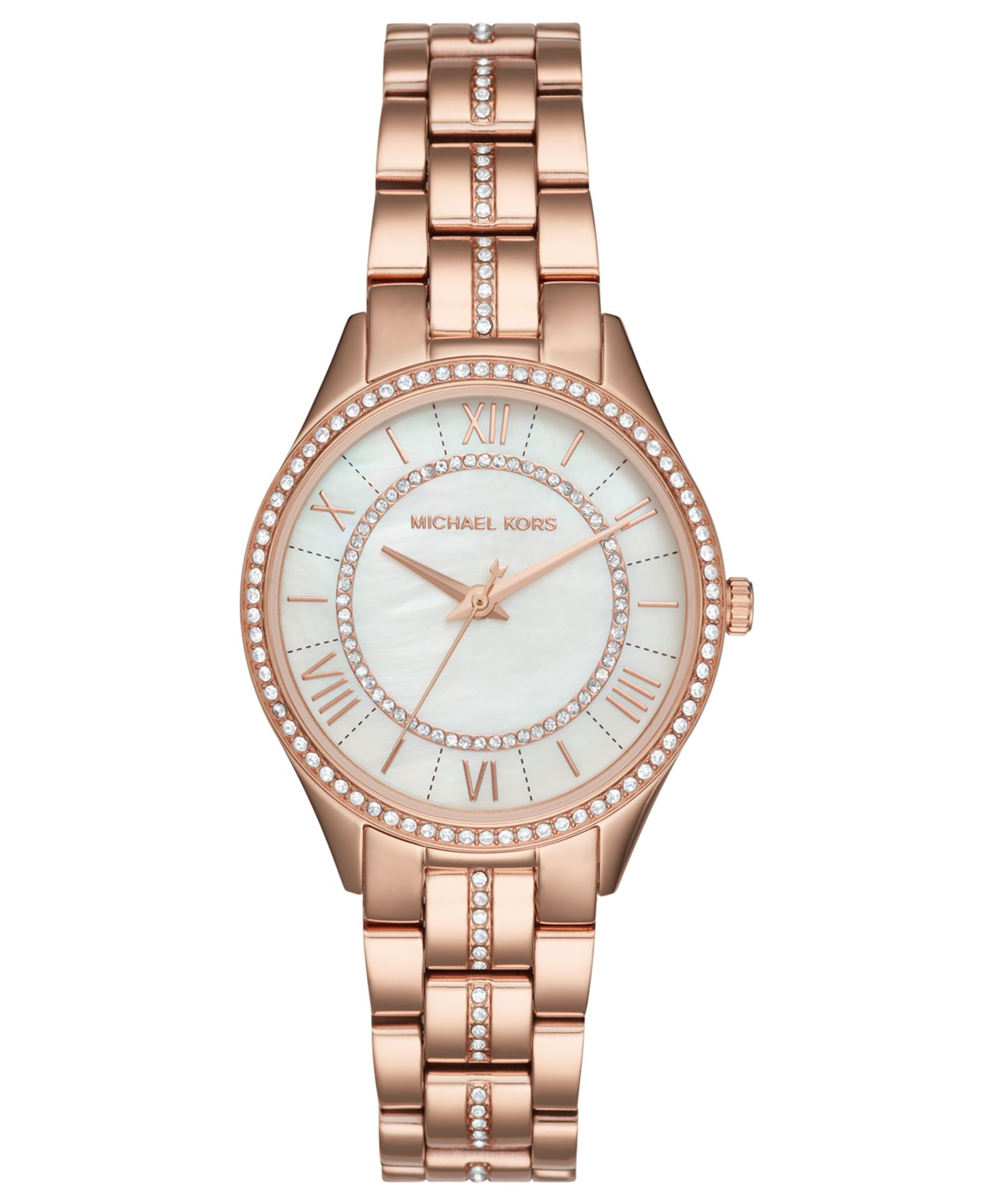 Женские часы Michael Kors Rose Gold-Tone Stainless Steel 33mm