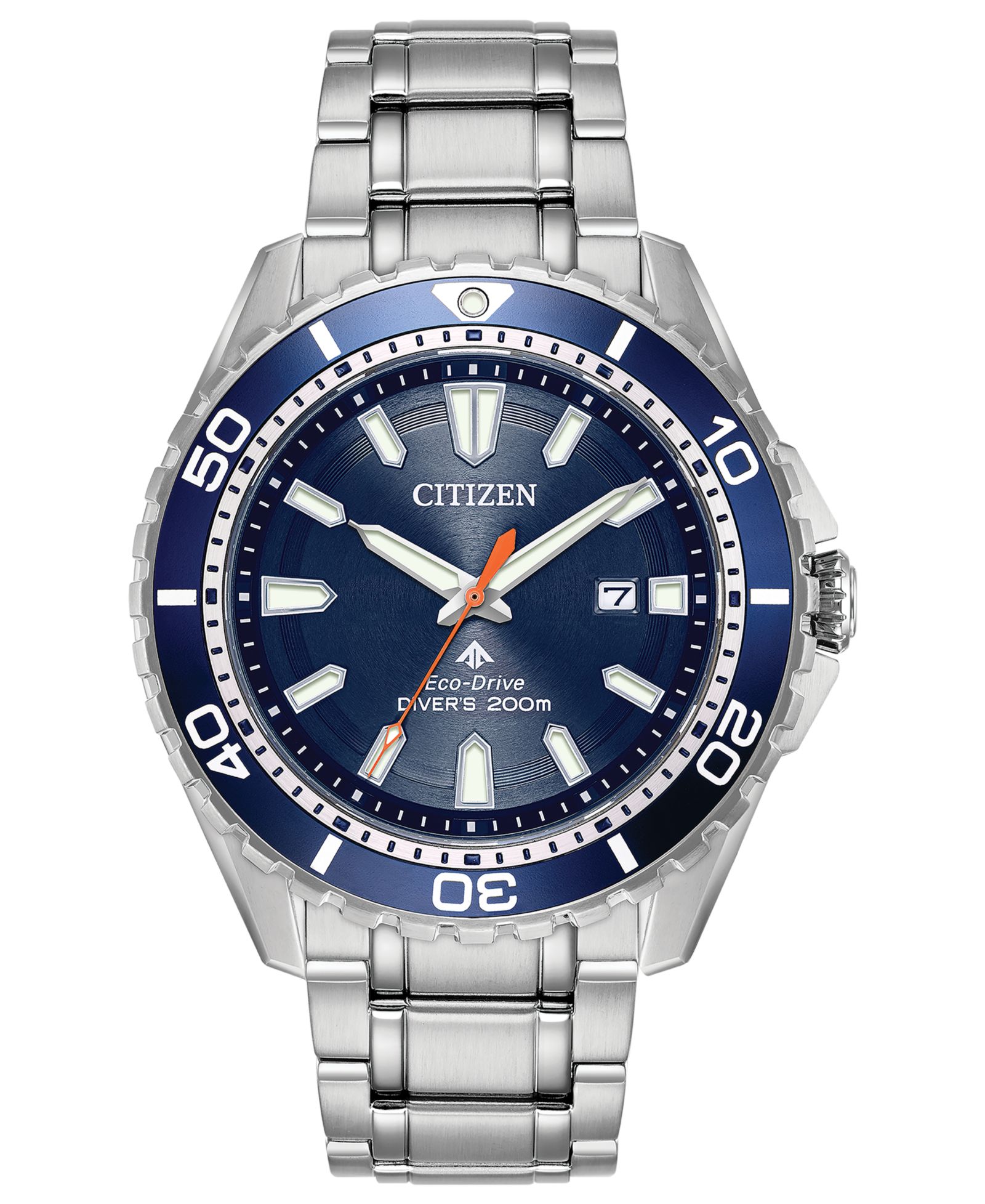 Часы Citizen Eco-Drive Men's Promaster Diver Stainless Steel Bracelet 44mm