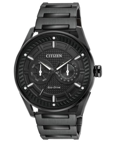 Citizen Drive from Citizen Eco-Drive Мужские Black Stainless Steel Bracelet Watch 42mm