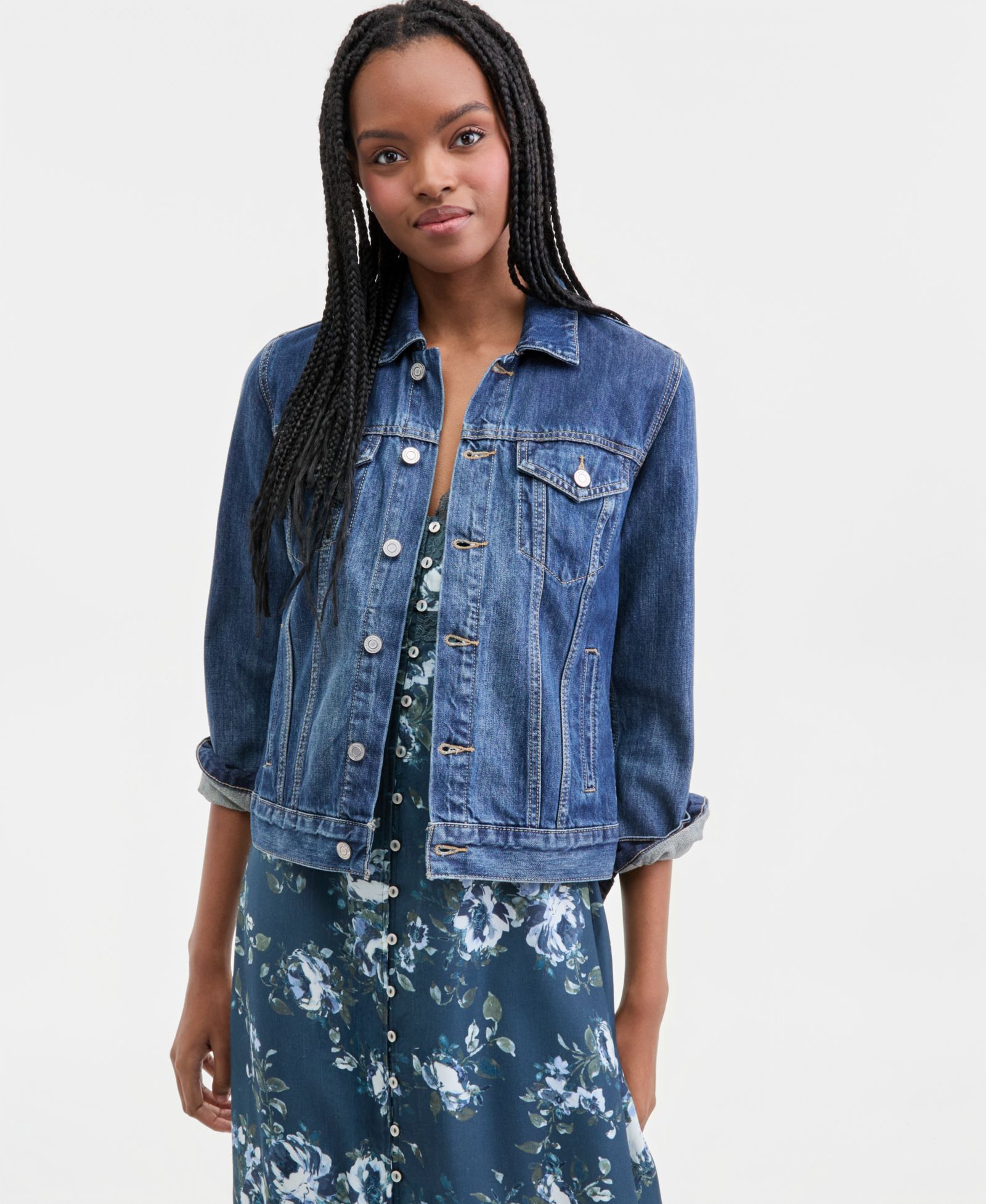 Джинсовая куртка Lucky Brand Women's Cotton Denim Trucker