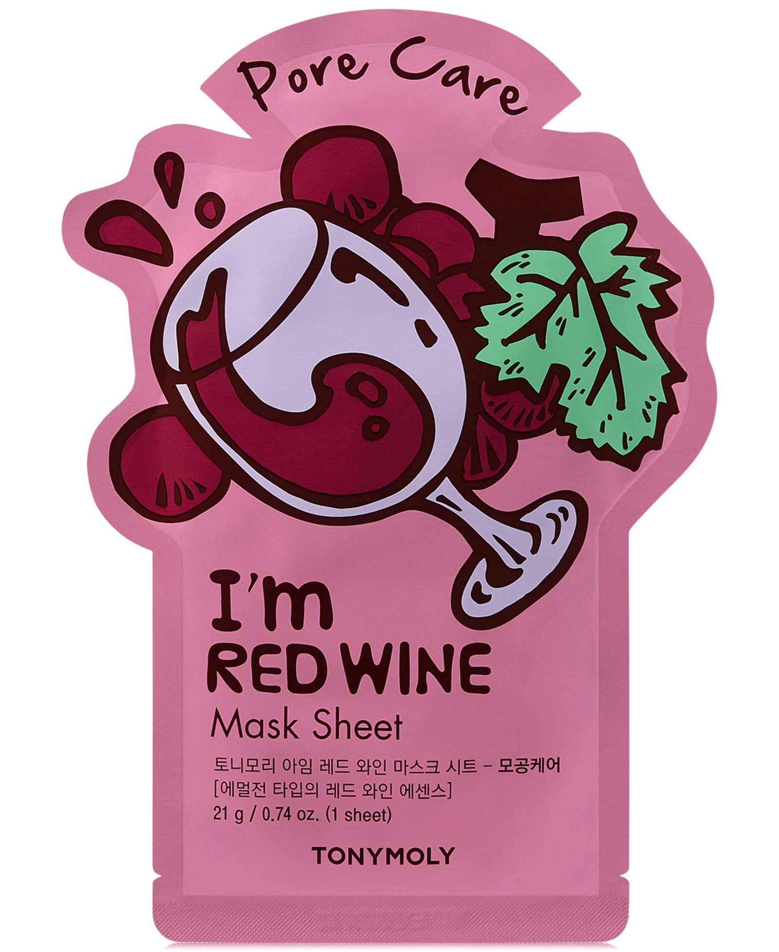 TONYMOLY I'm Red Wine Sheet Mask - Pore Care