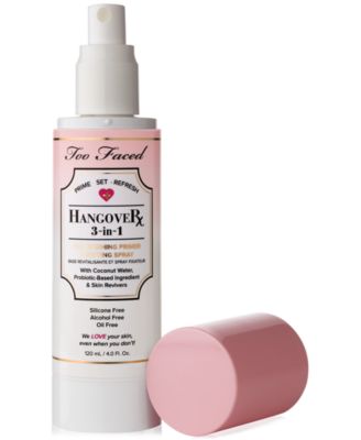 База и фиксирующий спрей Too Faced Hangover 3-In-1, 120 ml