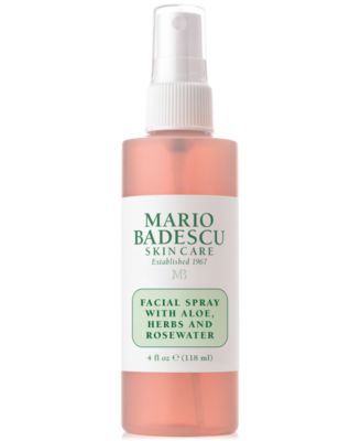 Mario Badescu спрей для лица с алоэ, травами и розовой водой, 4-oz.