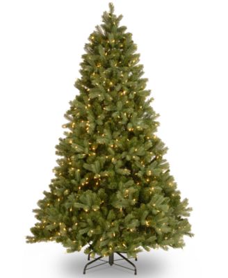 National Tree Company ель Дуглас 7.5' Feel Real Downswept с двухцветной подсветкой и PowerConnect