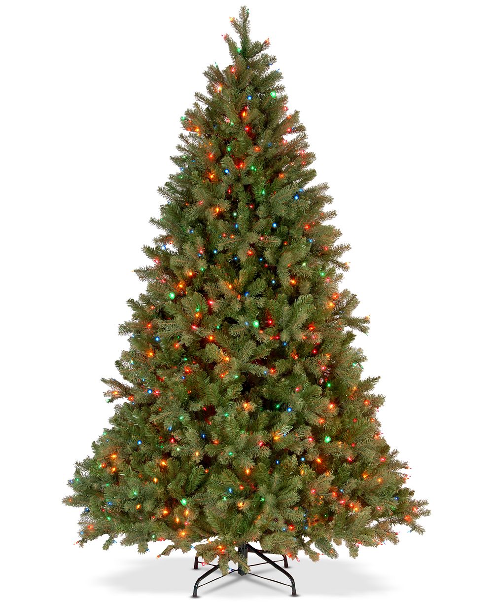 National Tree Company Ель Douglas Fir с 650 разноцветными огнями